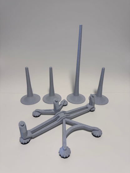 Marble White Triple Ball Yarn Spinner